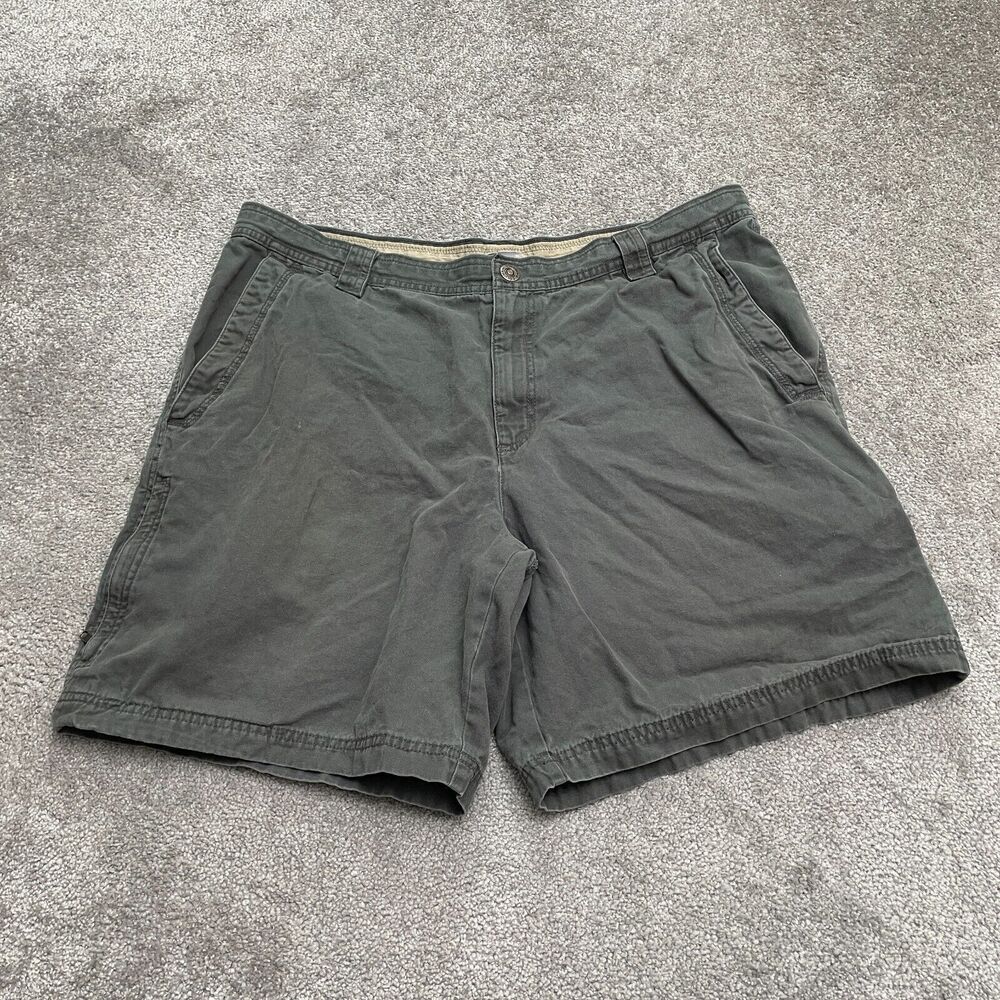 Columbia Omni Shield ROC Cargo Shorts Mens 40W Gray Cotton Pocket Casual Outdoor